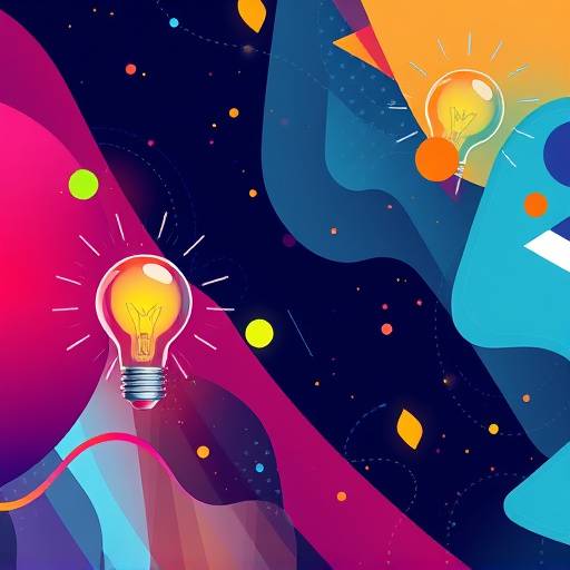 Imagen abstracta representando la innovaci&oacute;n empresarial